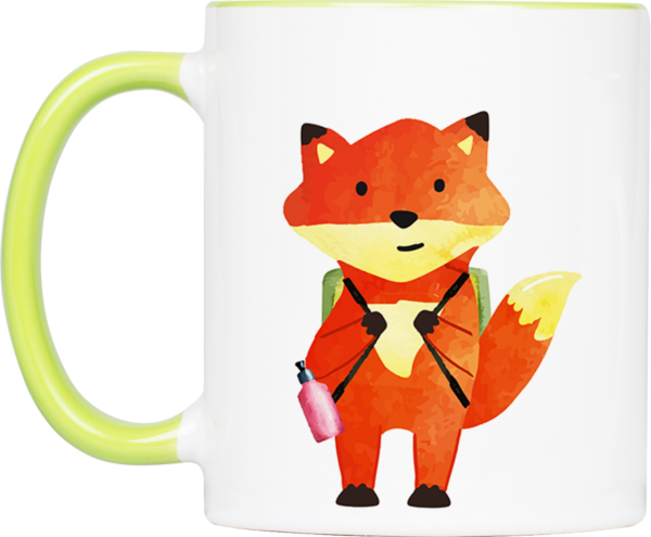 Tasse Fuchs „Schulanfang“ (330, 400, 450 ml / mit od. ohne Spruch)