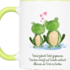 Tasse Frosch „Verliebt“ (330, 450 ml / mit od. ohne Spruch) – Bild 5