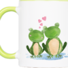 Tasse Frosch „Verliebt“ (330, 450 ml / mit od. ohne Spruch) – Bild 6