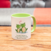 Tasse Frosch „Verliebt“ (330, 450 ml / mit od. ohne Spruch) – Bild 3