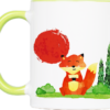 Tasse Fuchs „Meditation“ (330, 450 ml / mit od. ohne Spruch) – Bild 2