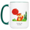 Tasse Fuchs „Meditation“ (330, 450 ml / mit od. ohne Spruch) – Bild 5
