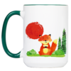Tasse Fuchs „Meditation“ (330, 450 ml / mit od. ohne Spruch) – Bild 6