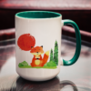 Tasse Fuchs „Meditation“ (330, 450 ml / mit od. ohne Spruch) – Bild 8