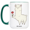 Tasse Alpaka „Rose“ (330, 450 ml) – Bild 3