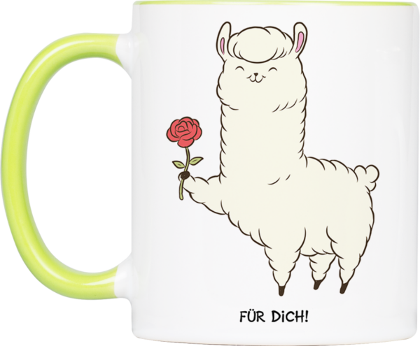Tasse Alpaka „Rose“ (330, 400, 450 ml) – Bild 7