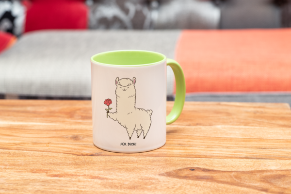 Tasse Alpaka „Rose“ (330, 400, 450 ml) – Bild 6