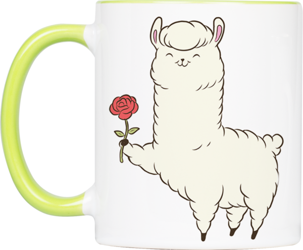 Tasse Alpaka „Rose“ (330, 400, 450 ml) – Bild 12