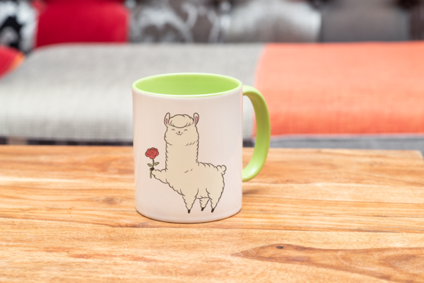 Tasse Alpaka „Rose“ (330, 400, 450 ml) – Bild 11