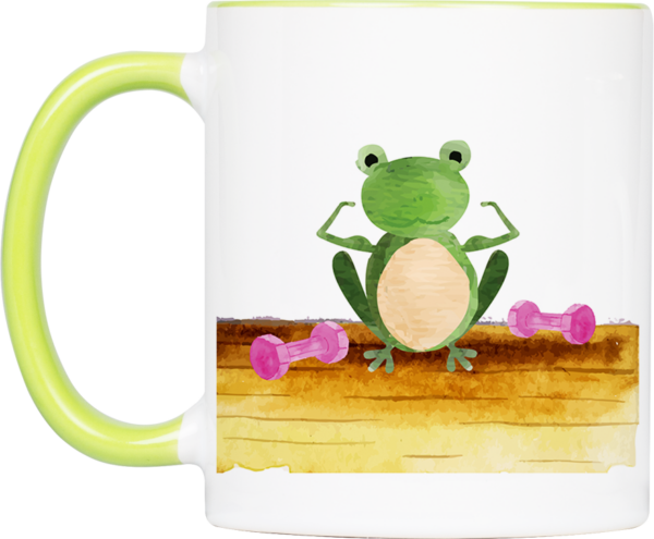 Tasse Frosch „Löwe“ (330, 400, 450 ml / mit od. ohne Spruch) – Bild 10