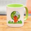 Tasse Fuchs „Welt“ (330, 450 ml / mit od. ohne Spruch) – Bild 4