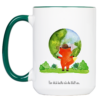 Tasse Fuchs „Welt“ (330, 450 ml / mit od. ohne Spruch) – Bild 5