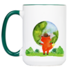 Tasse Fuchs „Welt“ (330, 450 ml / mit od. ohne Spruch) – Bild 6