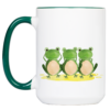 Tasse Frosch „Sinne“ (330, 450 ml / mit od. ohne Spruch) – Bild 2