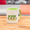 Tasse Frosch „Sinne“ (330, 450 ml / mit od. ohne Spruch) – Bild 4