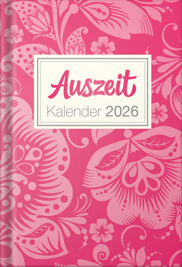 JETZT VORBESTELLEN: Auszeit Planer 2026 in flamingopink