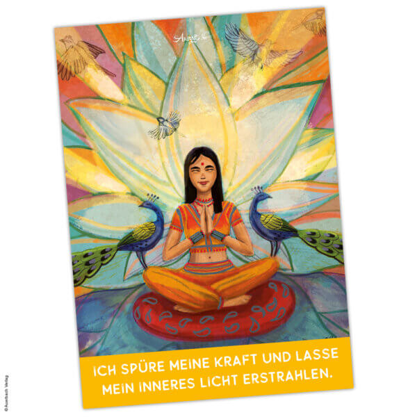 Postkarte Mein inneres Licht