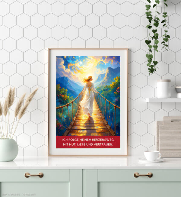 Dein Herzensweg-Poster (A4 / A3 / A2) – Bild 2