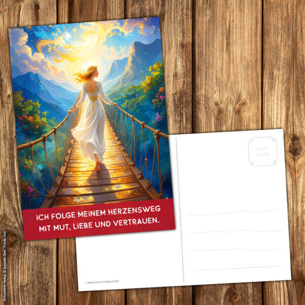 Postkarte Mein Herzensweg – Bild 2