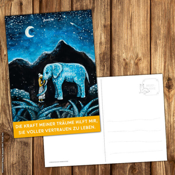 Postkarte Traumkraft – Bild 2