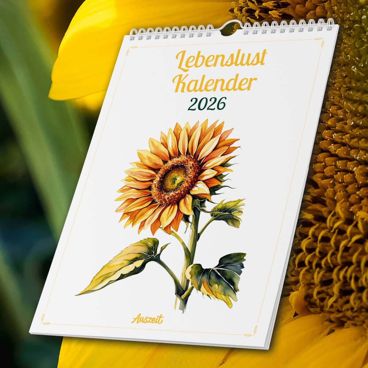 Exklusiv für Stefans Newsletterabonnenten: Lebenslust Kalender 2026 – Wandkalender + Lotos-Kunstdruck + Postkarten – Bild 4