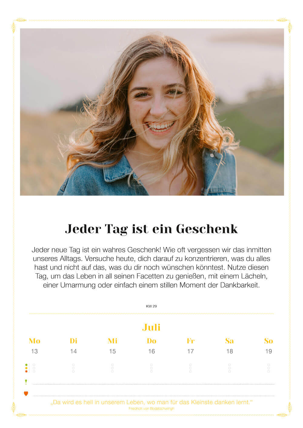 Exklusiv für Stefans Newsletterabonnenten: Lebenslust Kalender 2026 – Wandkalender + Lotos-Kunstdruck + Postkarten – Bild 7