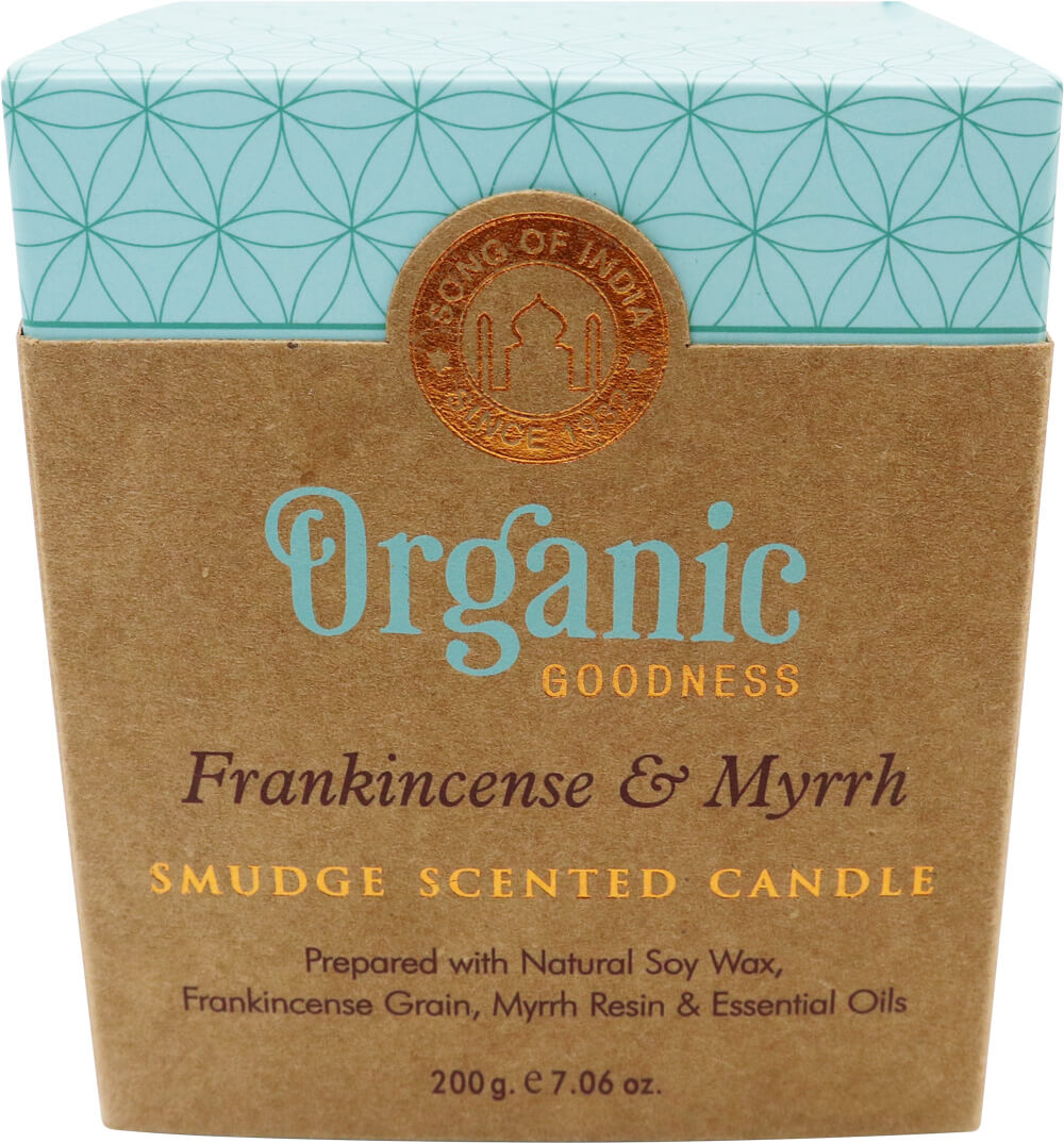 Sojawachs-Duftkerze Weihrauch-Myrrhe – Bild 3