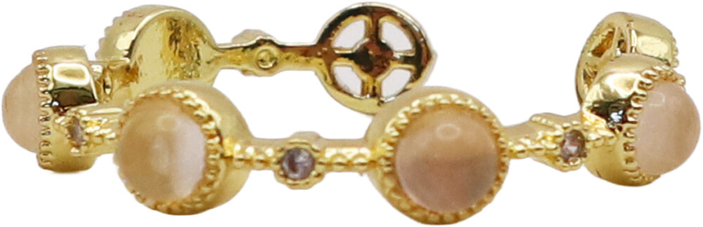 goldener Rosenquarz-Ring "Liebeszauber" – Bild 3
